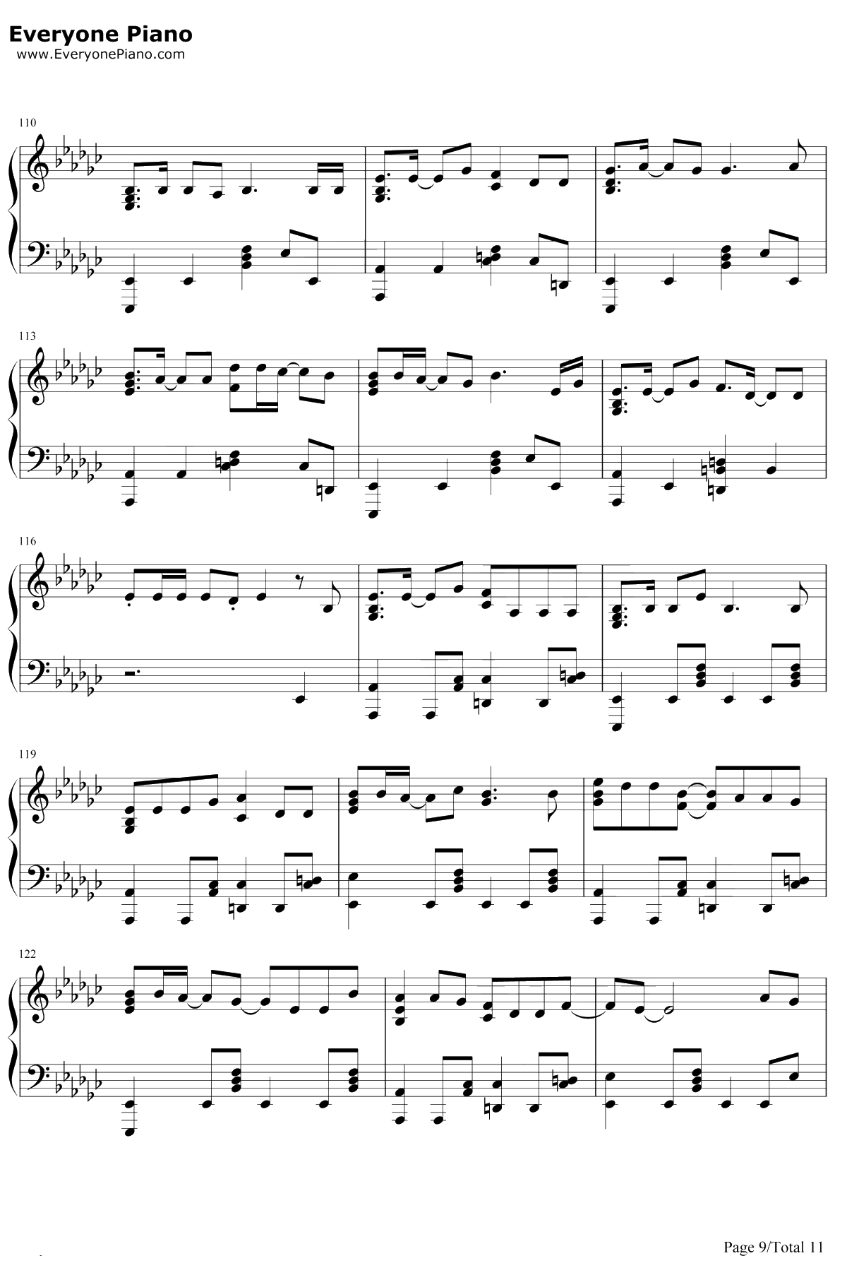 ドラマツルギー钢琴谱-初音未来-拟剧论9