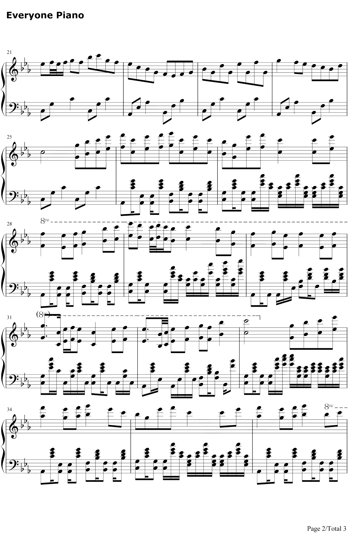 宴钢琴谱-玖原イヅナ-东方幻响曲2