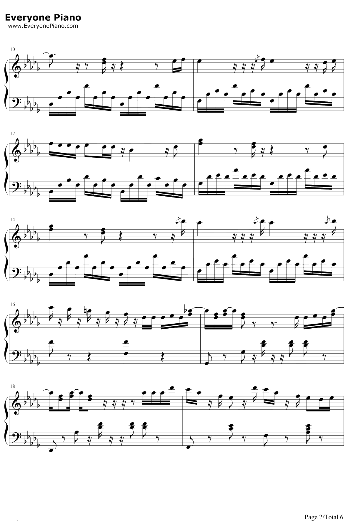 Butterfly钢琴谱-防弹少年团2