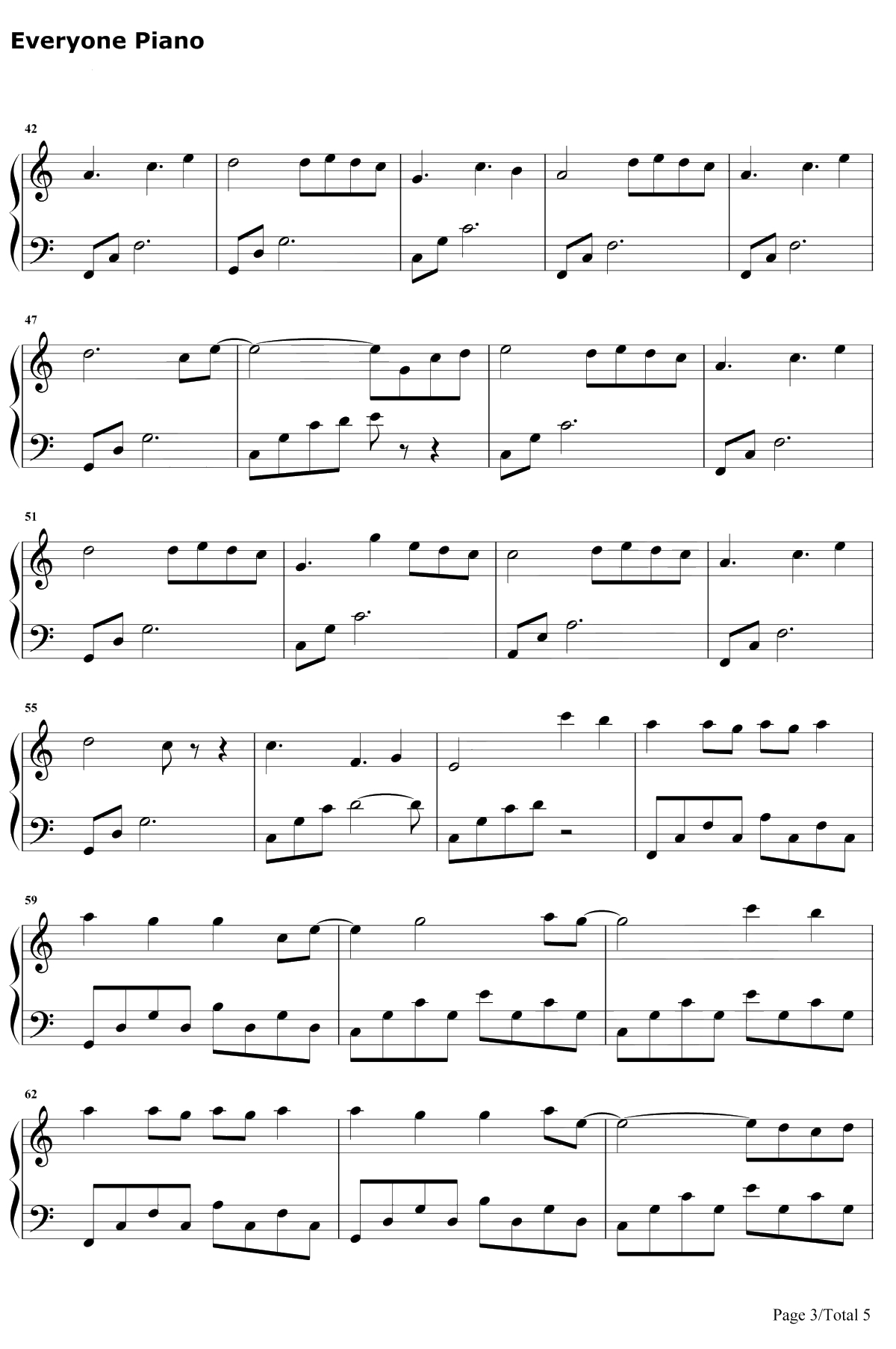 What Are Words钢琴谱-ChrisMedina-原版3