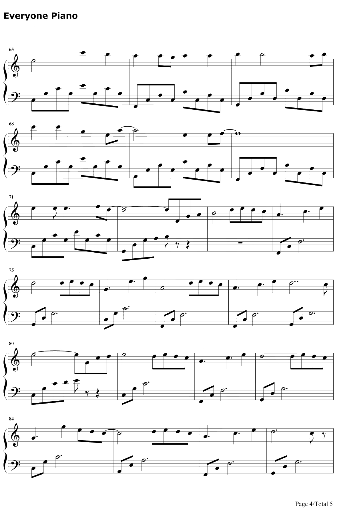 What Are Words钢琴谱-ChrisMedina-原版4