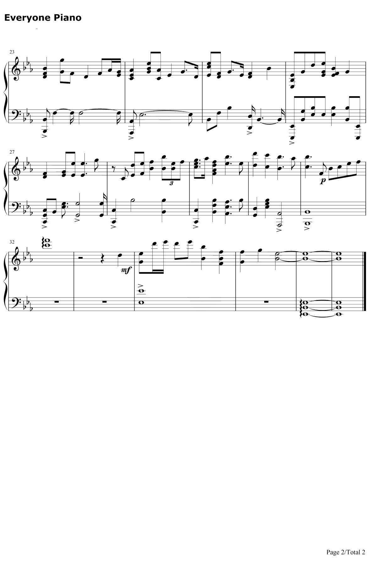 Violet's Letter钢琴谱-EvanCall-紫罗兰永恒花园OST2