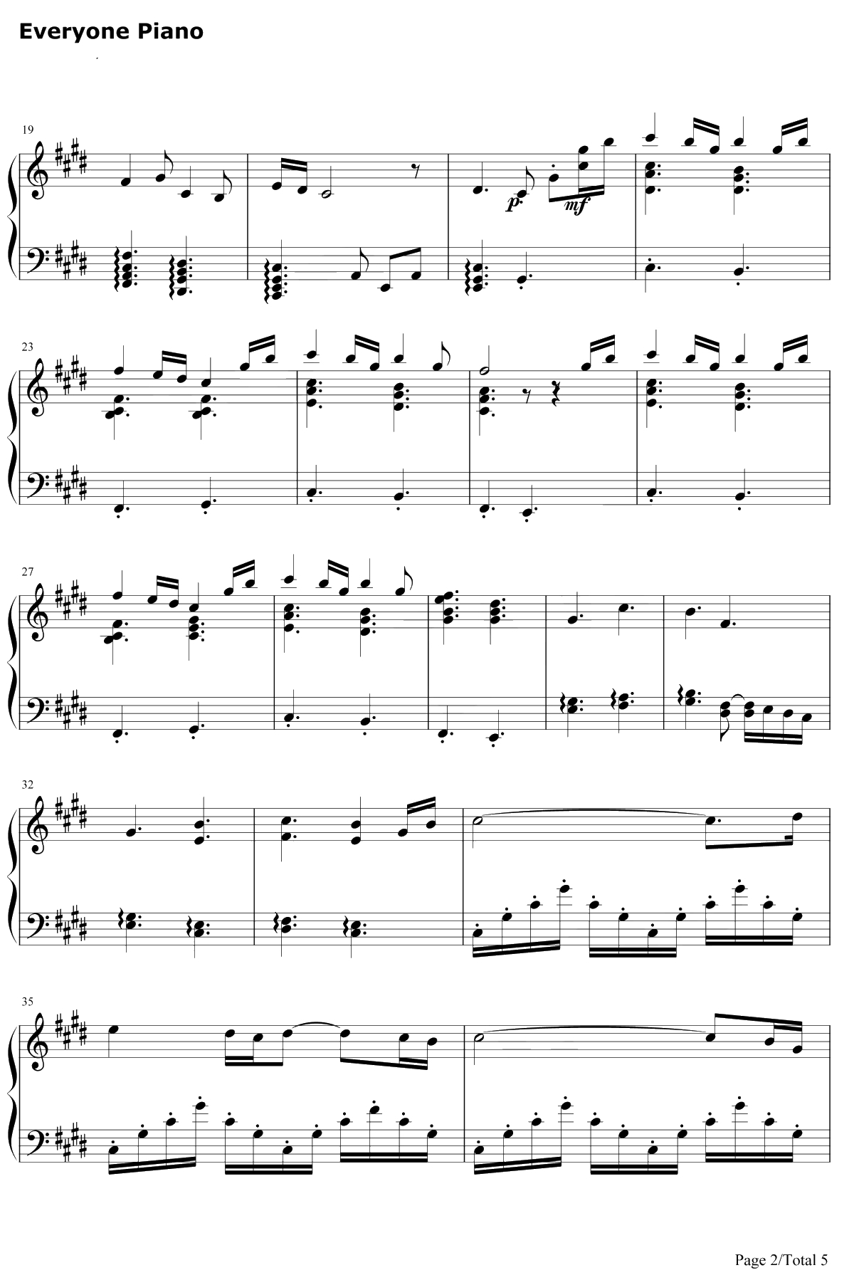 痴颜钢琴谱-麦振鸿-花千骨插曲2