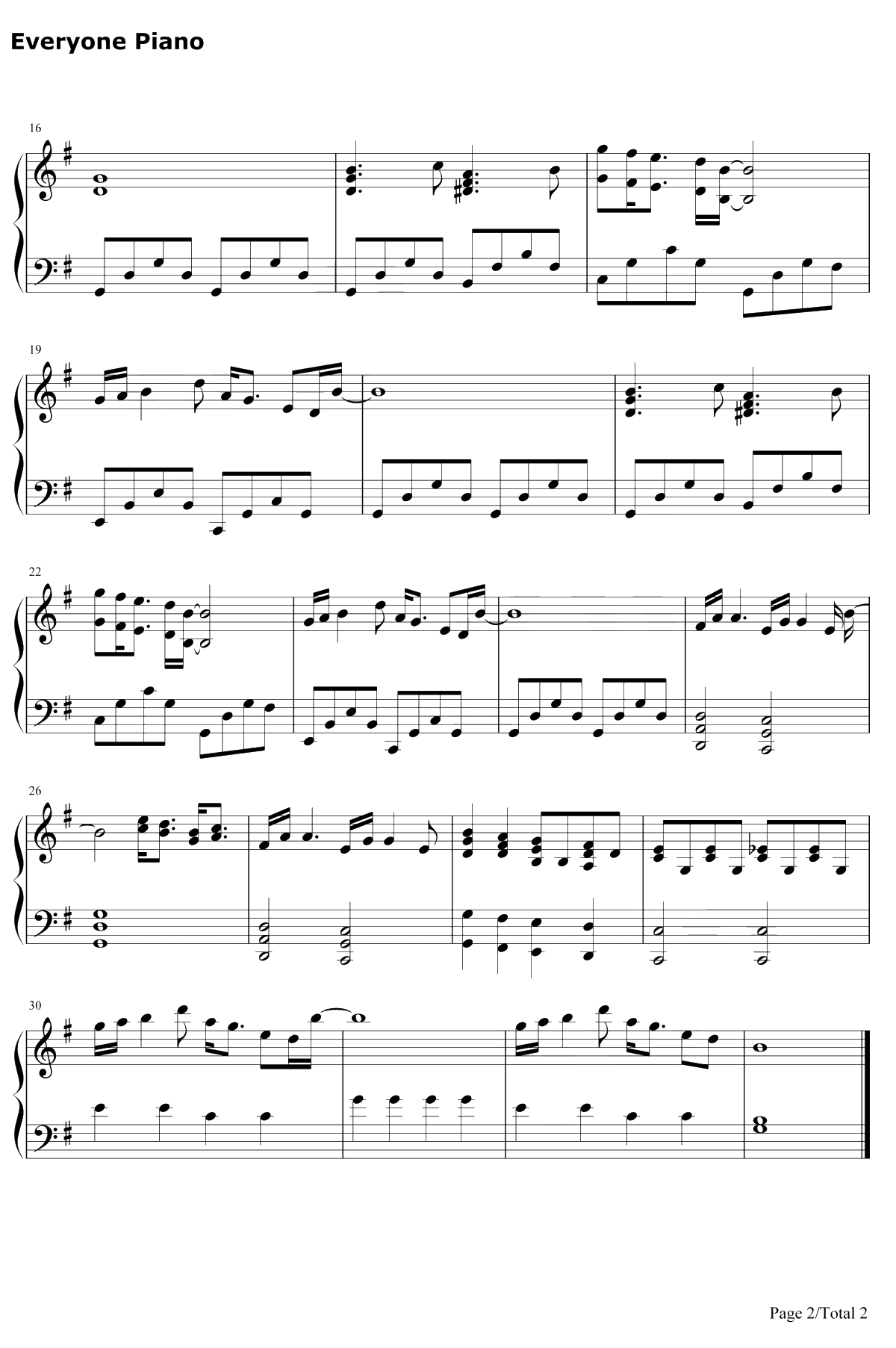 Truce钢琴谱-TwentyOnePilots2