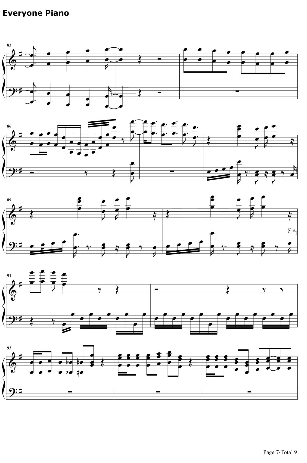 Original Resonance钢琴谱-铃村健一宫野真守-歌之王子殿下真爱革命OST7