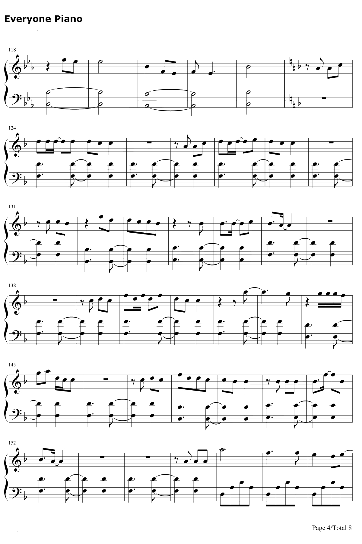 Bedtime Story钢琴谱-西野加奈-三次元女友主题曲4