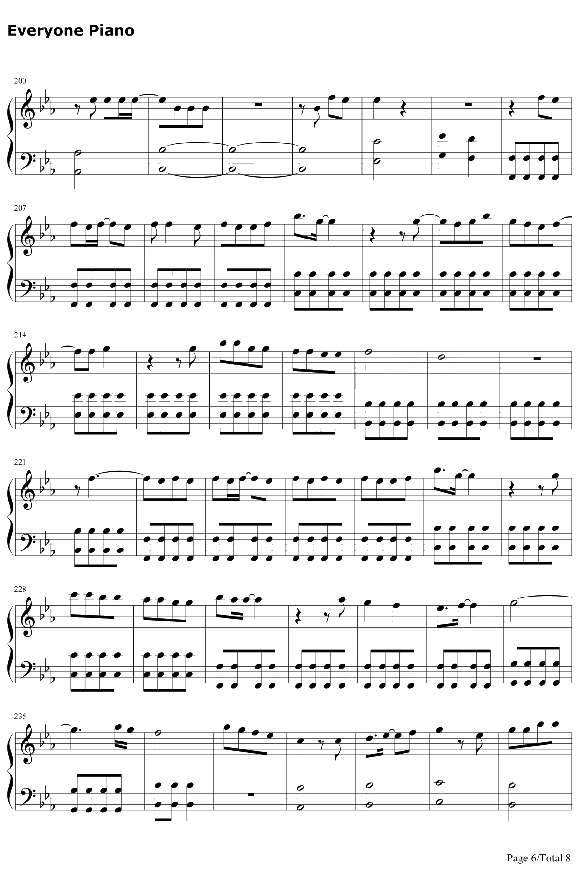 Bedtime Story钢琴谱-西野加奈-三次元女友主题曲6