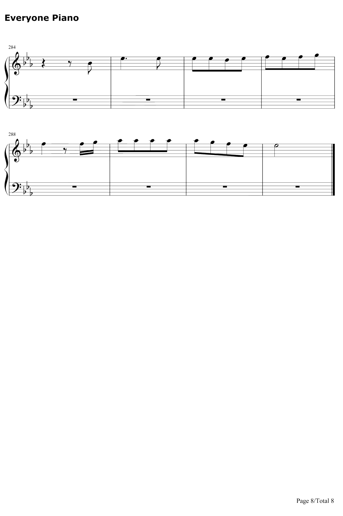 Bedtime Story钢琴谱-西野加奈-三次元女友主题曲8