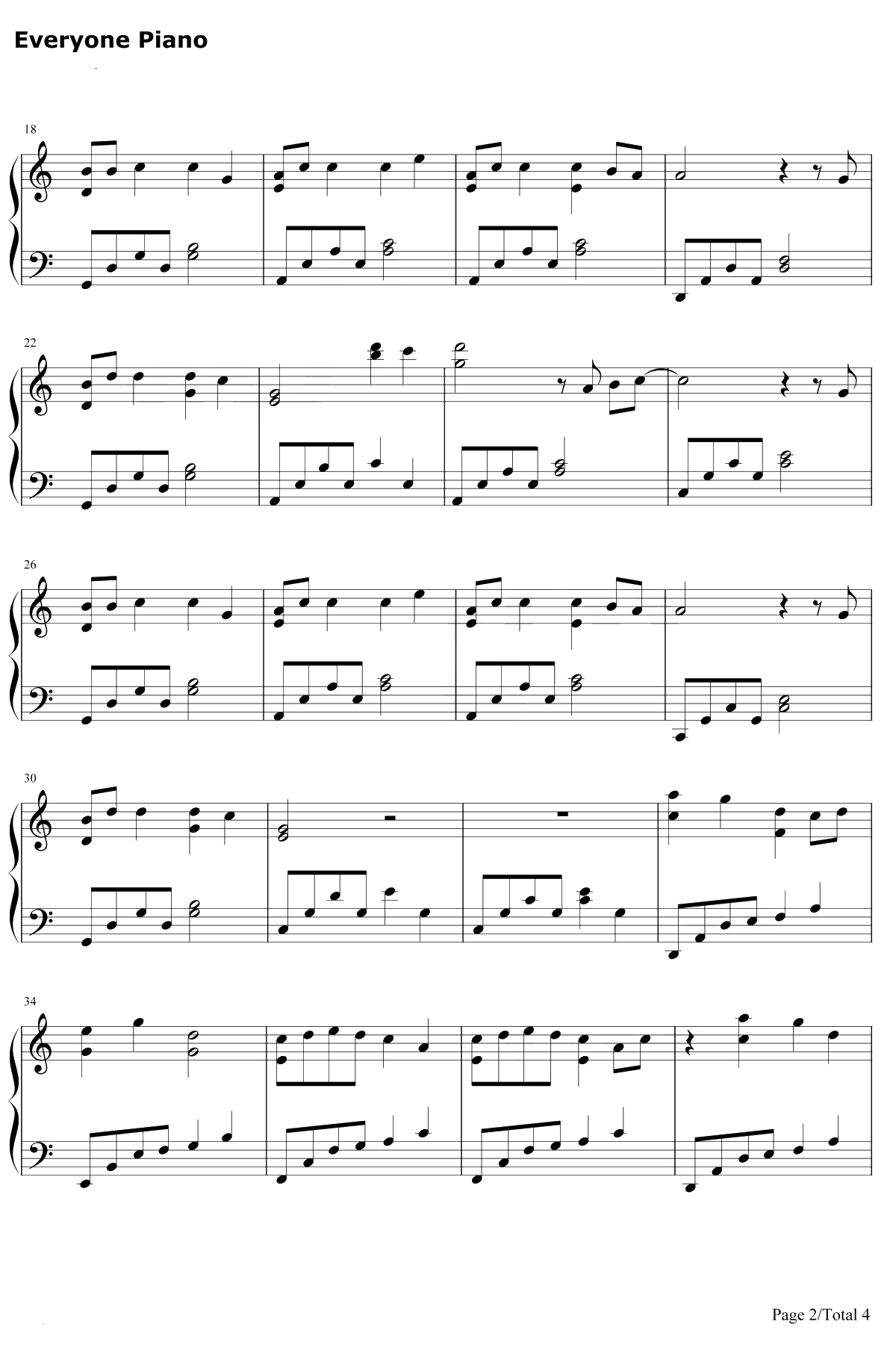 越来越不懂钢琴谱-蔡健雅-得不到的就更加爱太容易来的就不理睬2