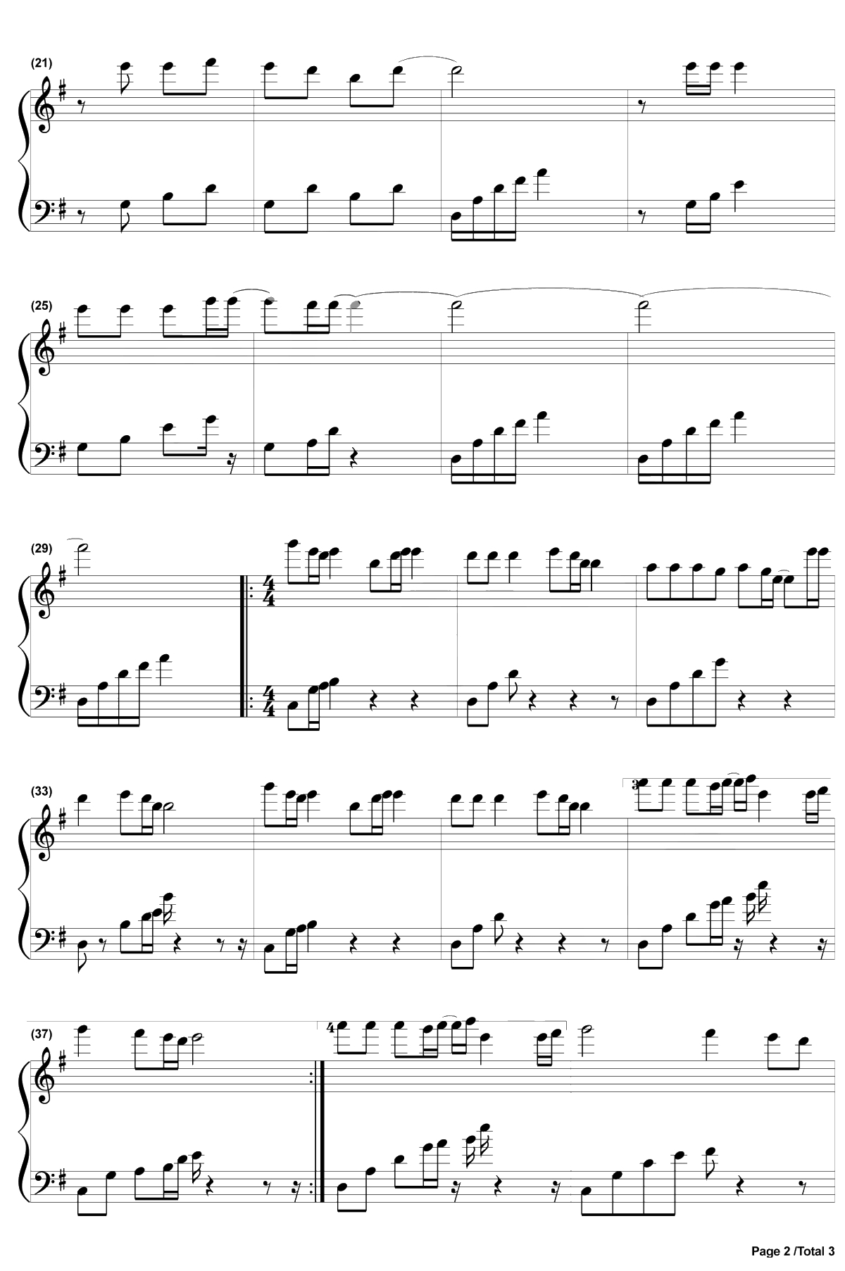 霸王别姬钢琴谱-屠洪刚2