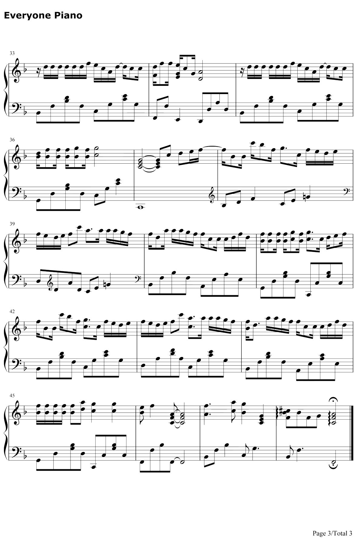 失忆钢琴谱-图小图-好像是每个人都拖着旧行李-抖音最火的失忆3