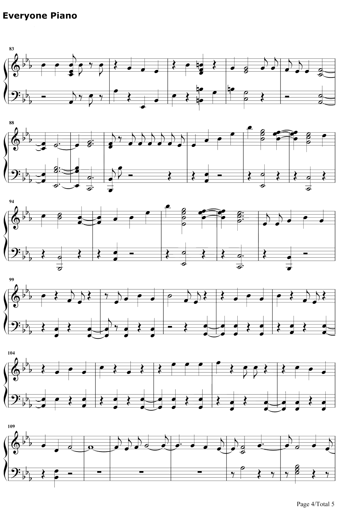 Marry Me钢琴谱-ThomasRhett4