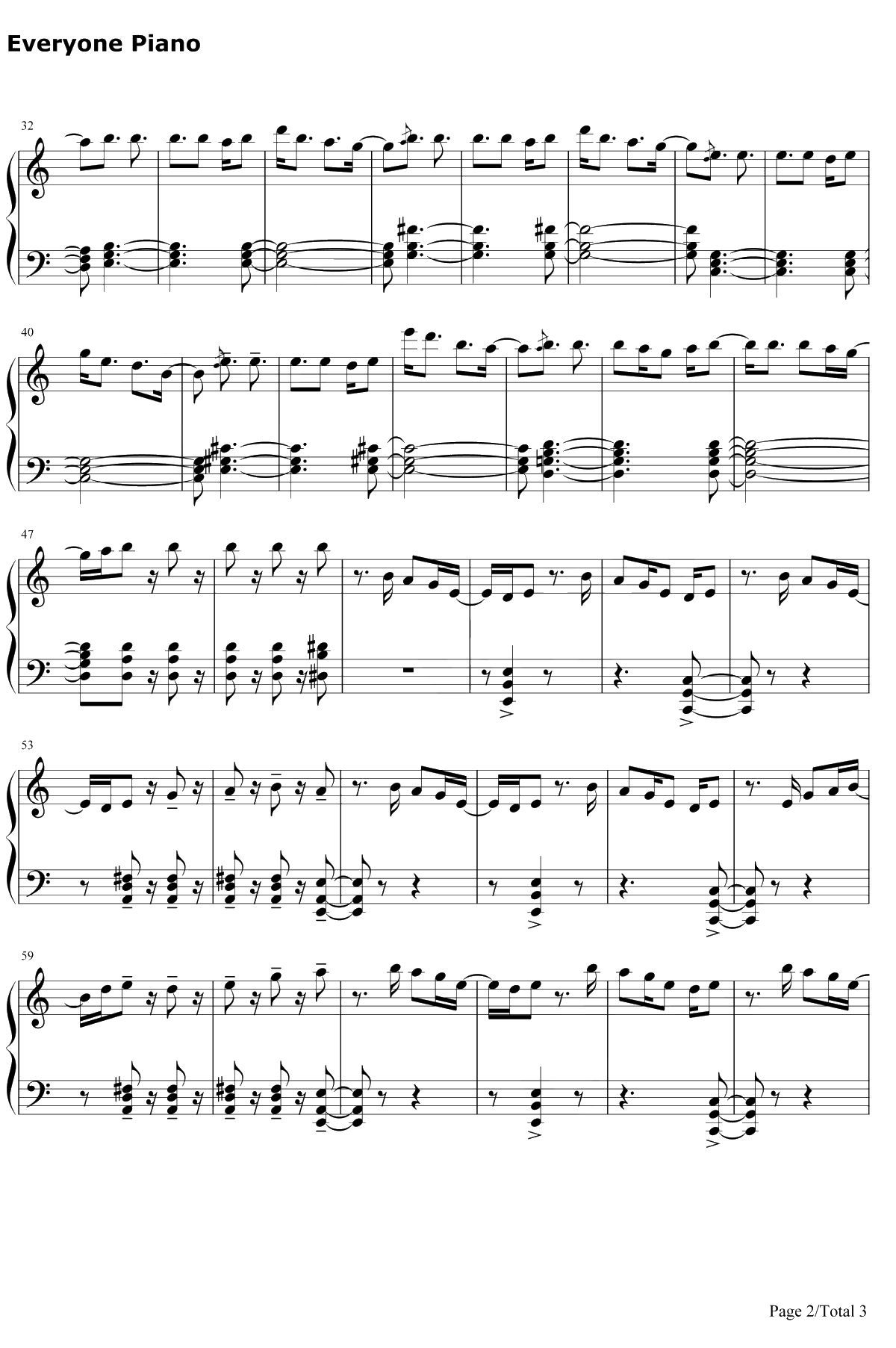 Unity钢琴谱-TheFatRat2