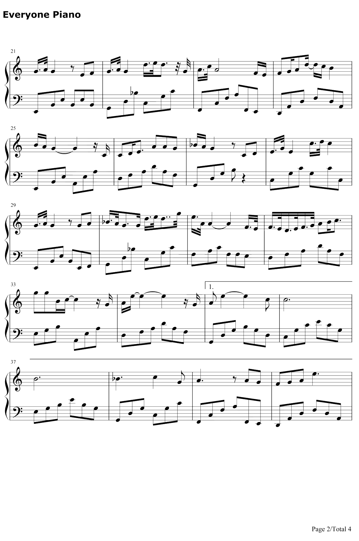 贫穷或富有钢琴谱-李荣浩-令人一听上瘾的曲风2