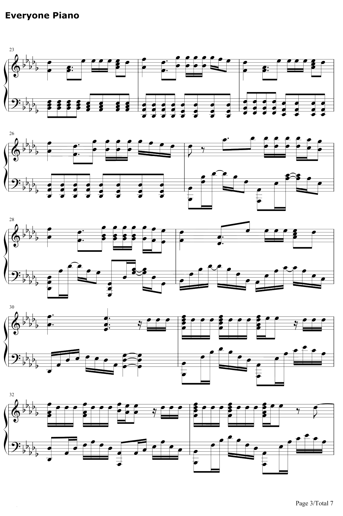 Good Life钢琴谱-G-EazyKehlani-速度与激情8插曲3