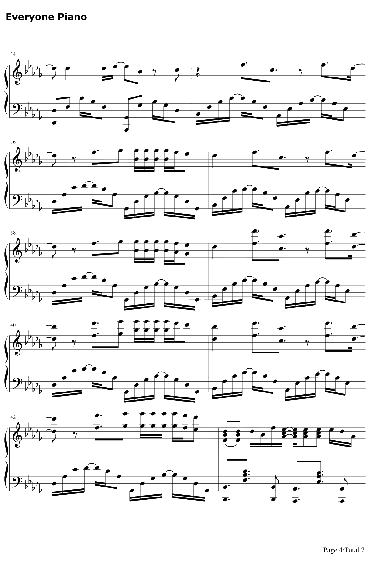 Good Life钢琴谱-G-EazyKehlani-速度与激情8插曲4