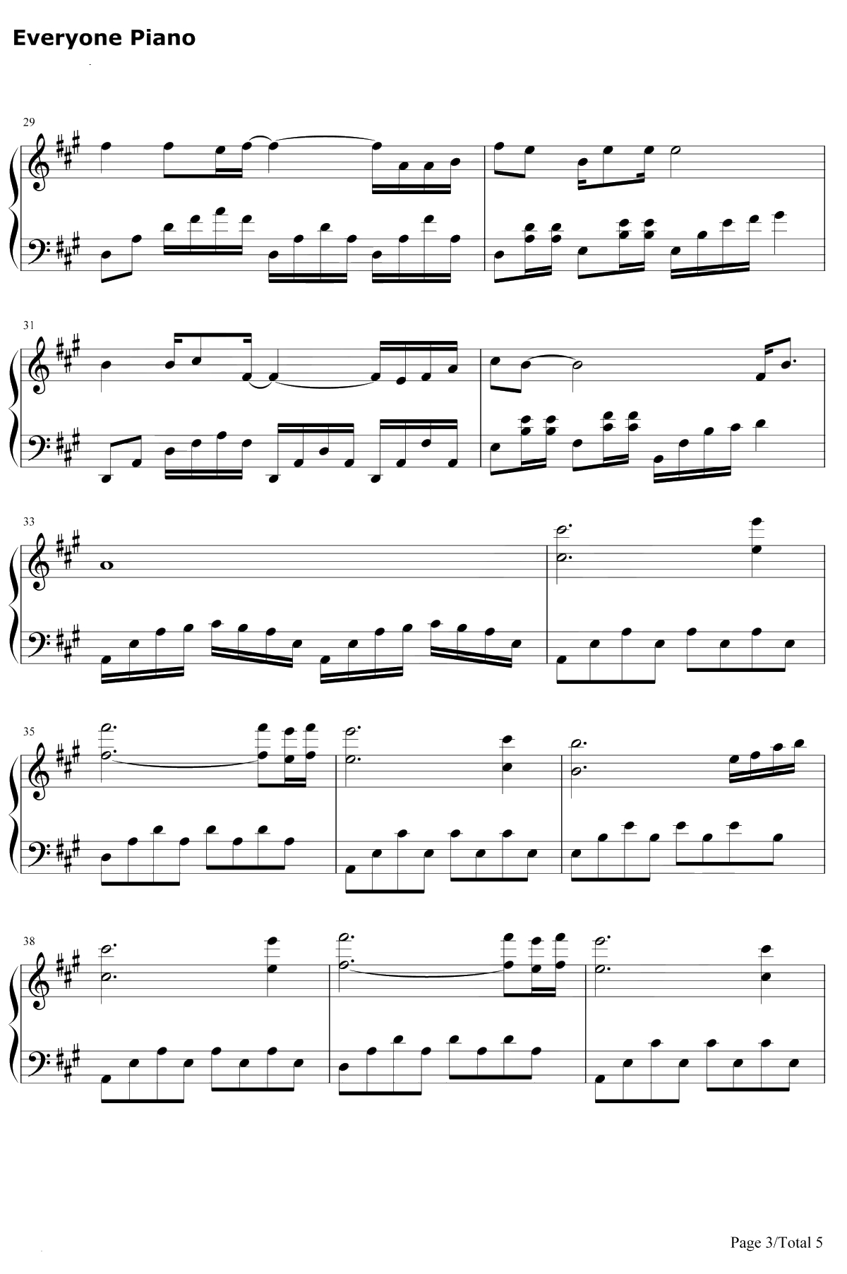 经典咏流传钢琴谱-张杰3