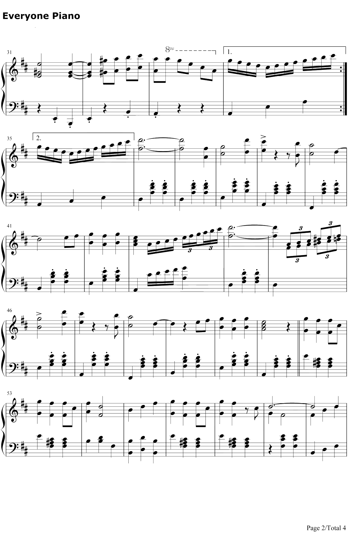 Potter Waltz钢琴谱-PatrickDoyle-哈利波特与火焰杯OST2