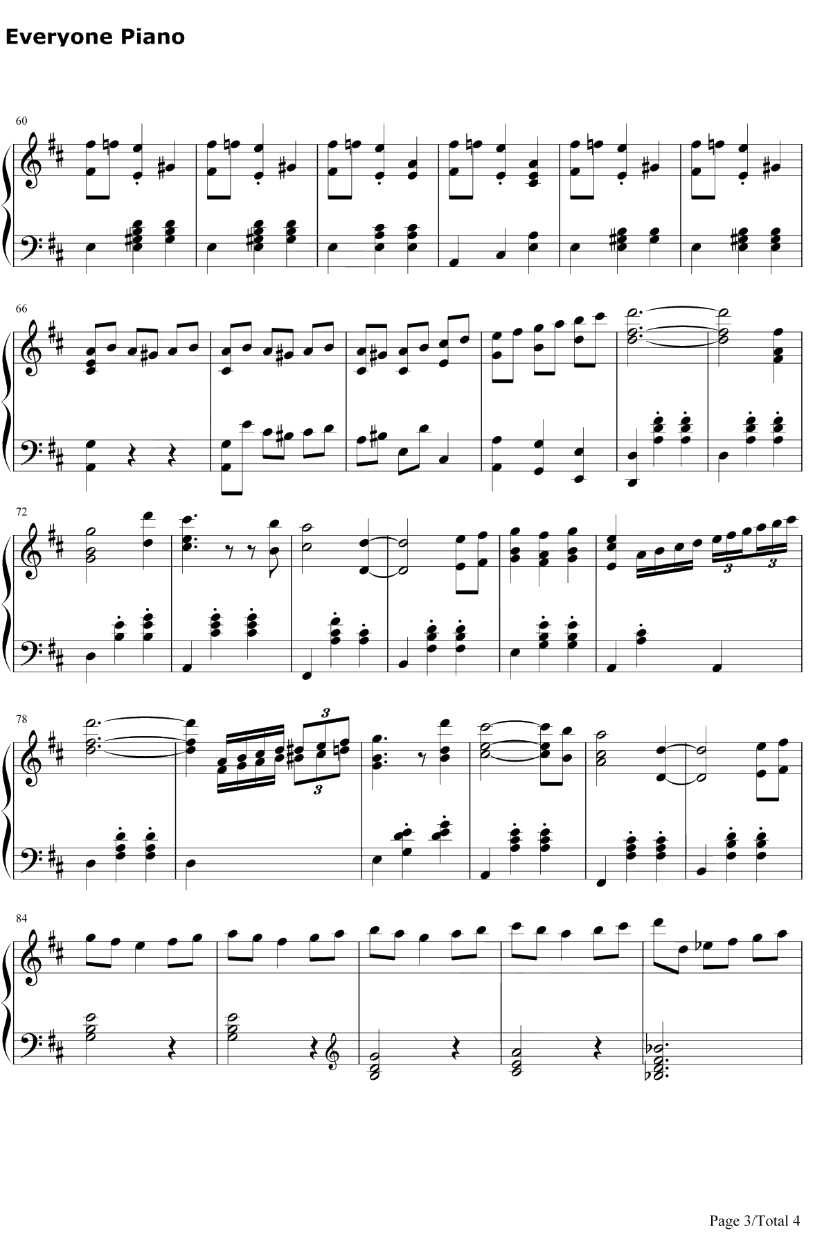 Potter Waltz钢琴谱-PatrickDoyle-哈利波特与火焰杯OST3