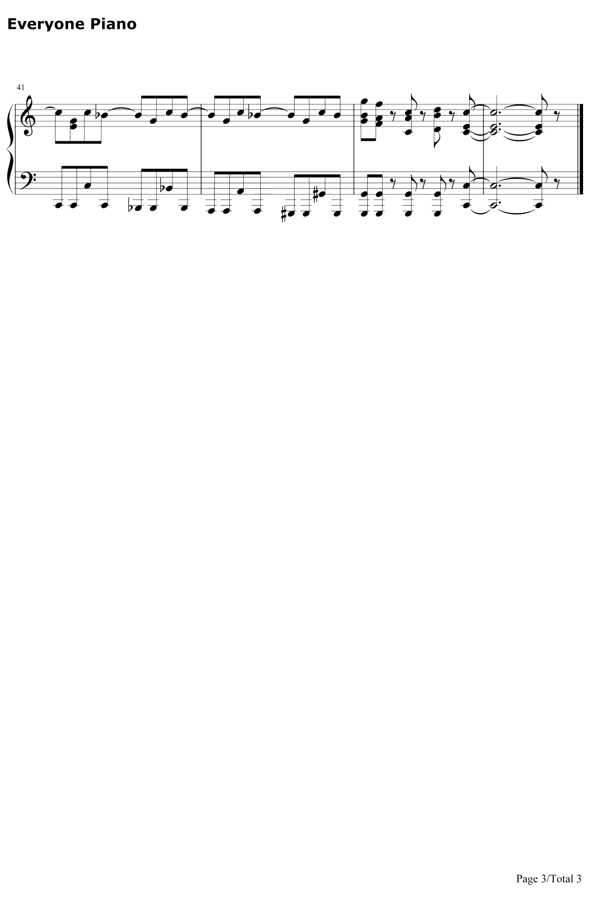 高斯奥特曼钢琴谱-TōruFuyuki-ウルトラマンコスモス3