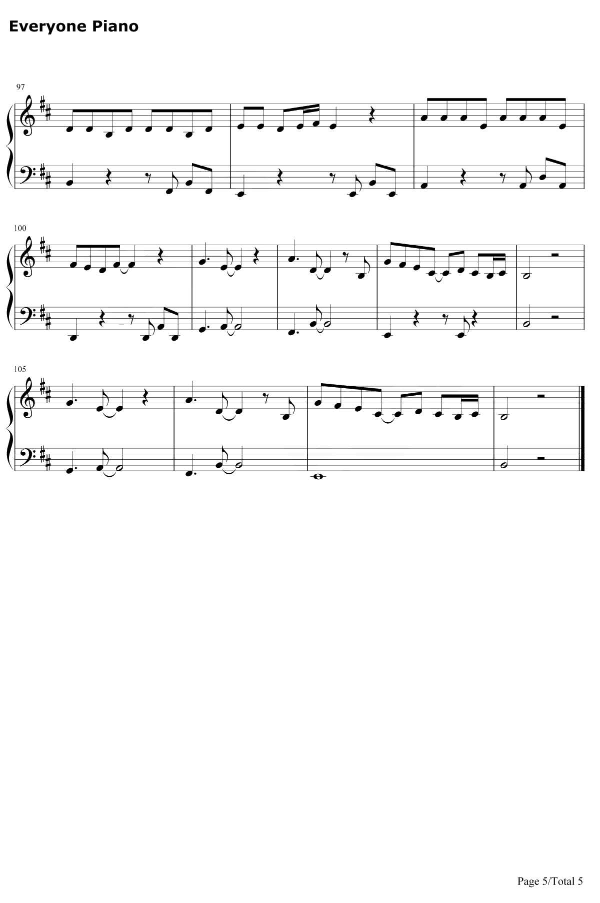 如果寂寞了钢琴谱-郑晓填-离开你心会很痛心会很痛一痛再痛-抖音爆火5