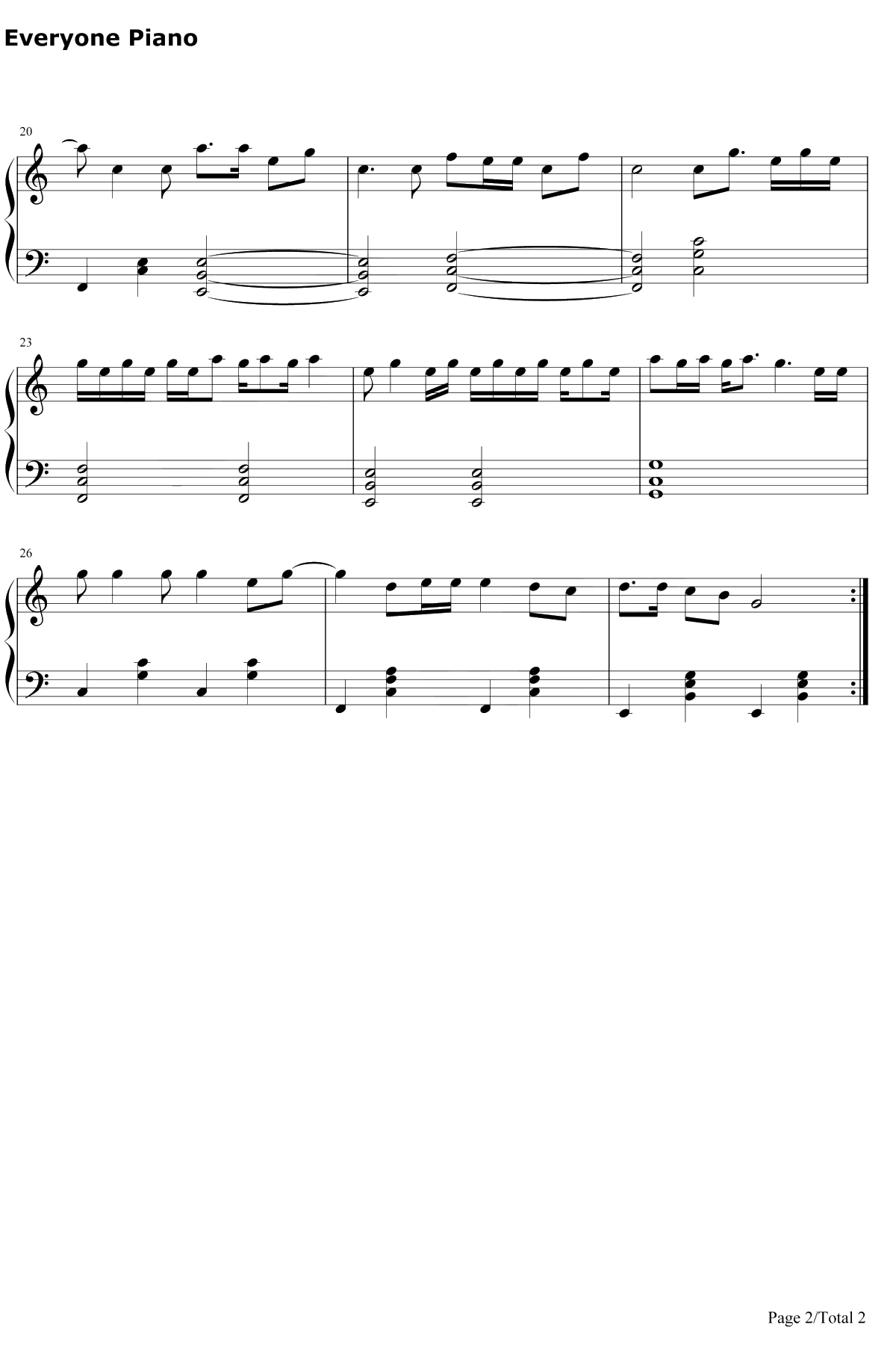 Barfuß Am Klavier钢琴谱-AnnenMayKantereit2