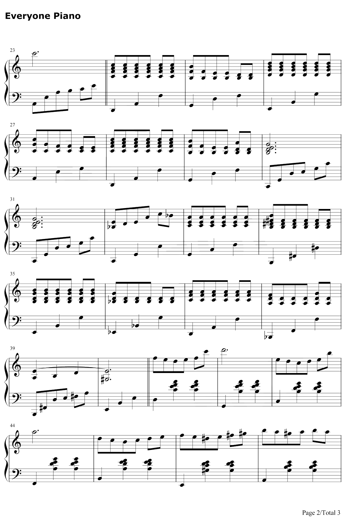 13 Jours En France钢琴谱-FrancisLai-法兰西十三天2