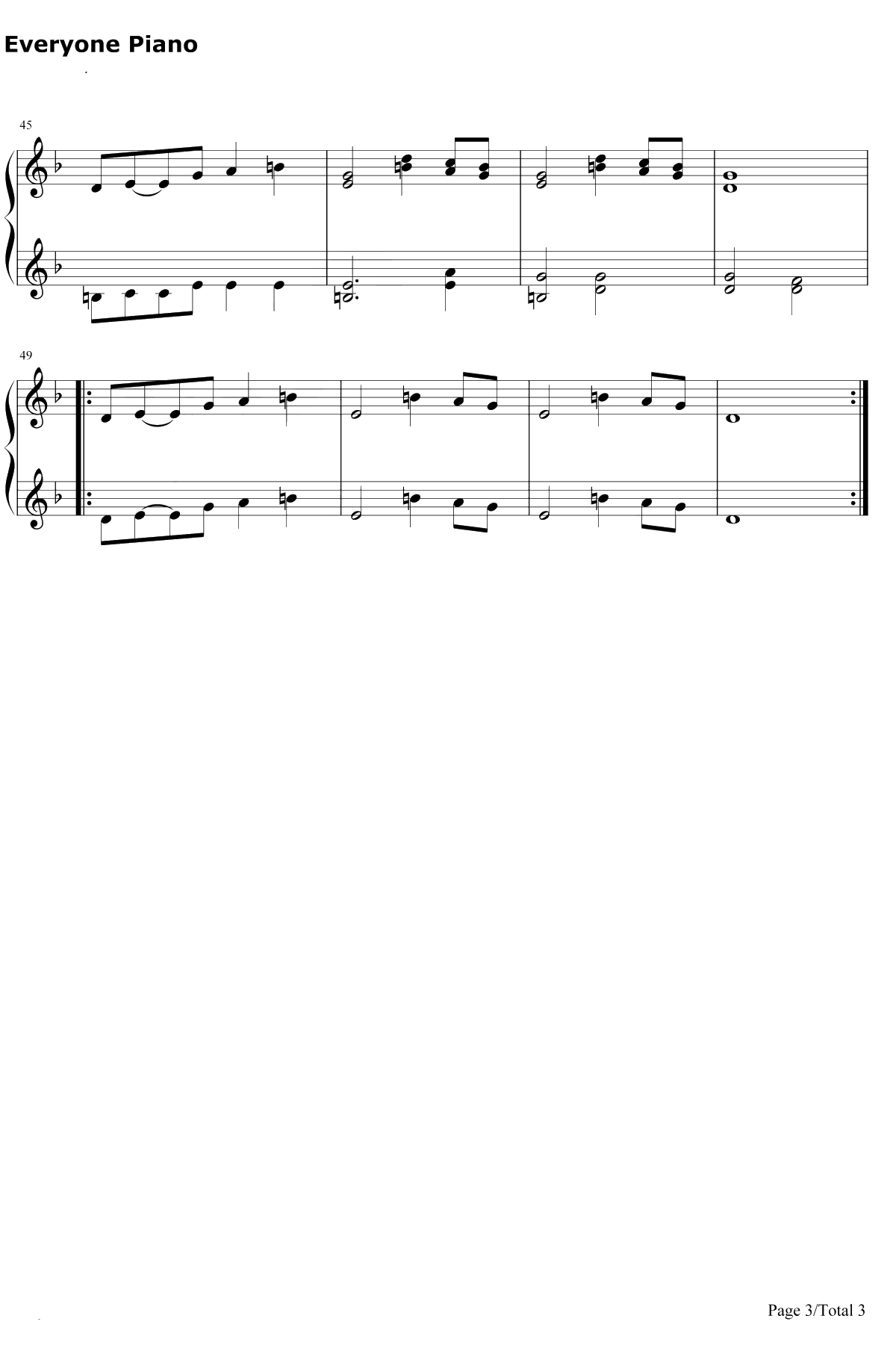 Bloom钢琴谱-ThePaperKites3