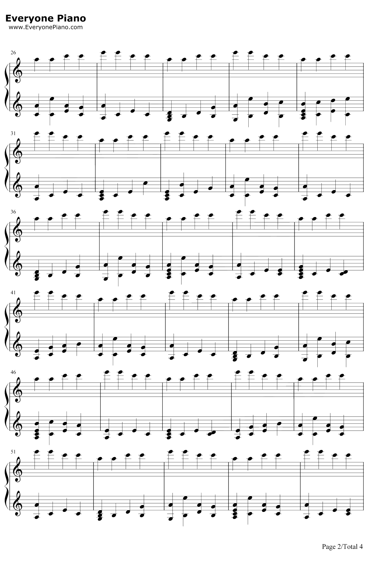 潮鸣り钢琴谱-折户伸治-CLANNADBGM2