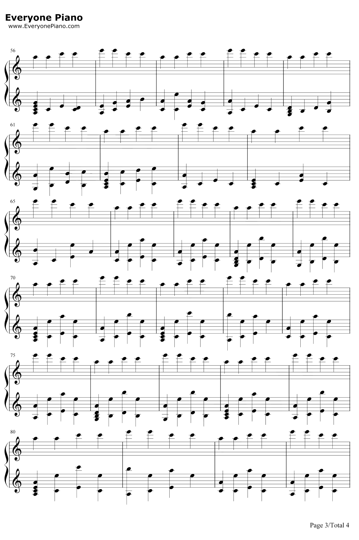 潮鸣り钢琴谱-折户伸治-CLANNADBGM3