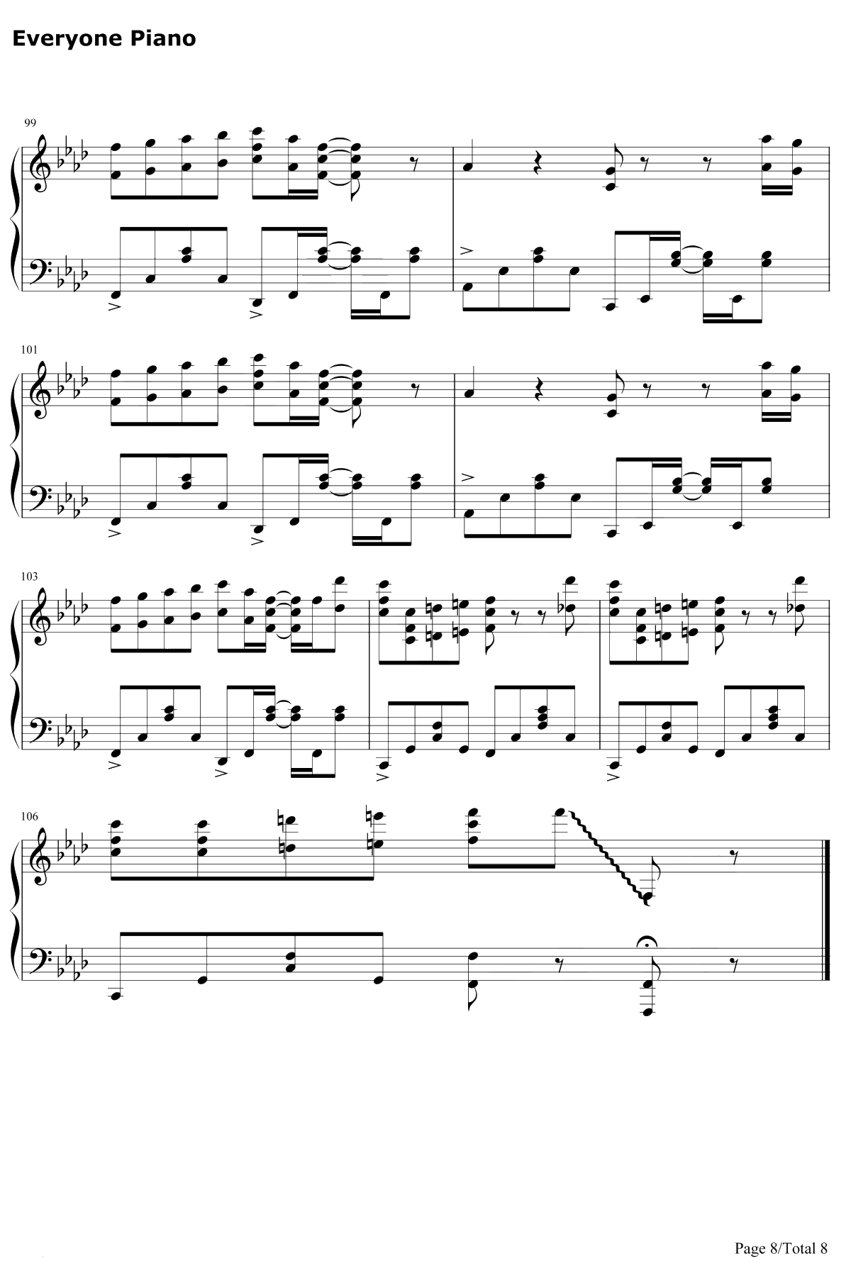 Happy Halloween钢琴谱-镜音リン8