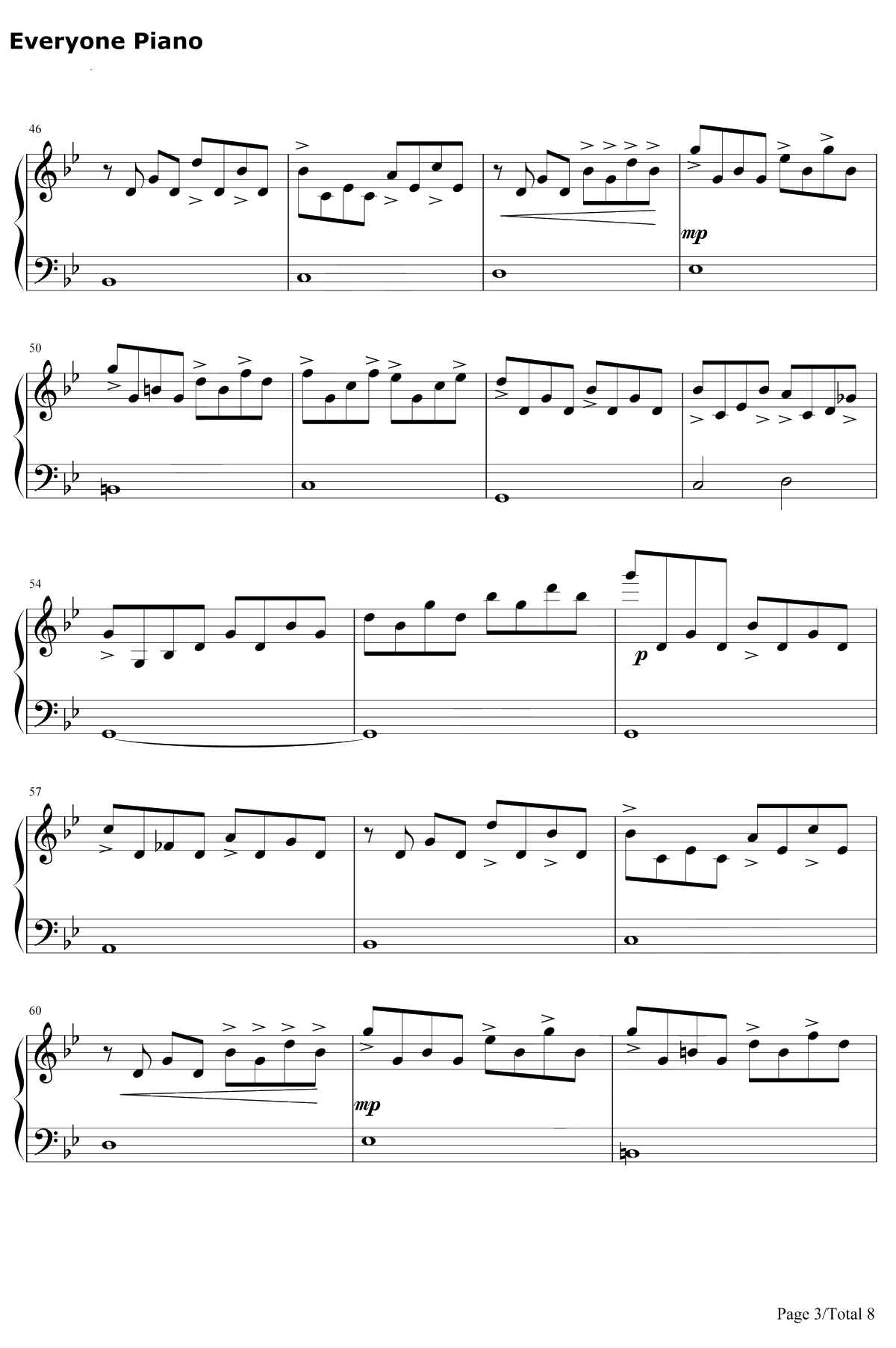 Clubbed to Death钢琴谱-RobDougan-黑客帝国OST3