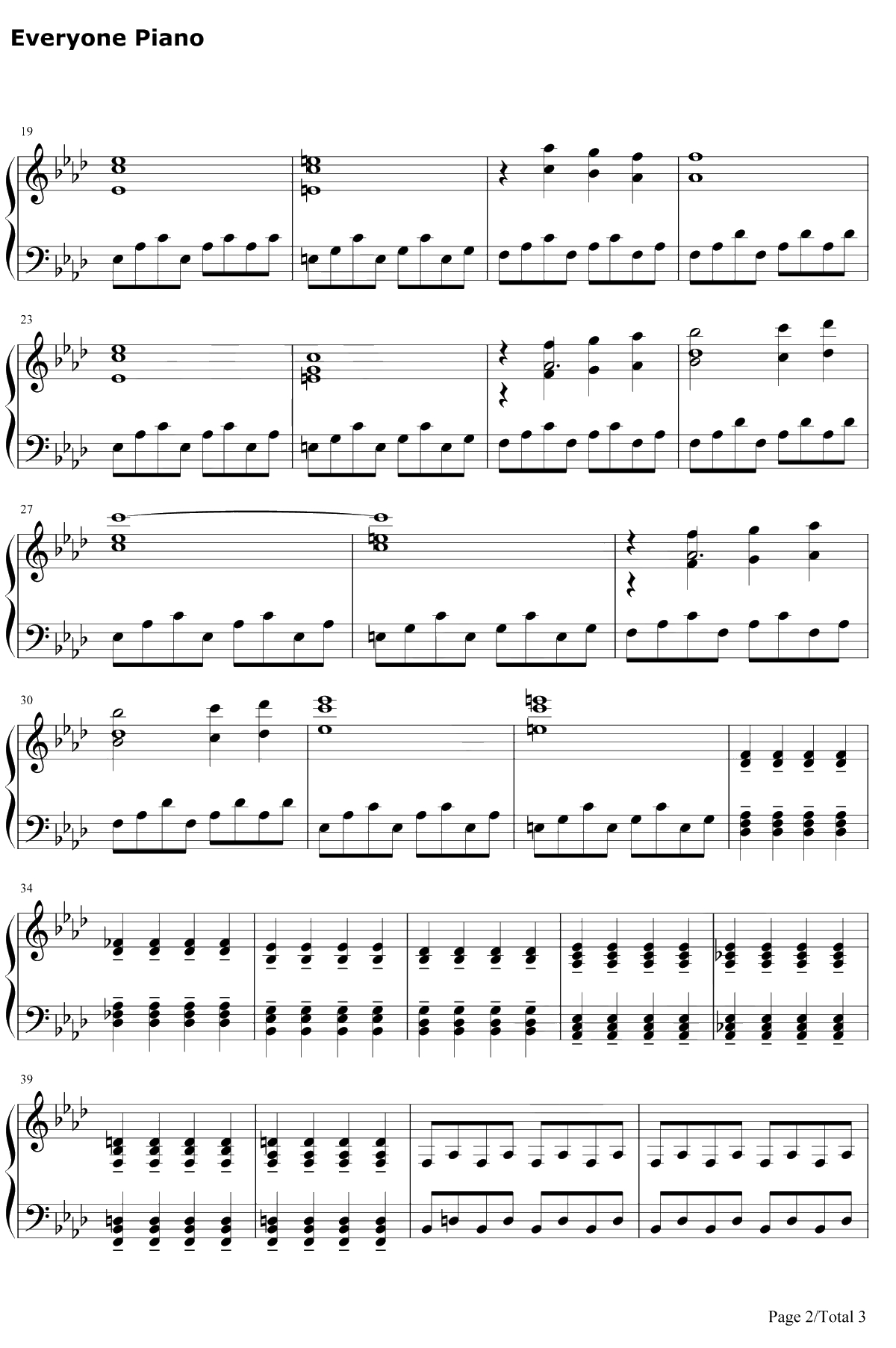 Truman Sleeps钢琴谱-PhilipGlass-楚门的世界OST2