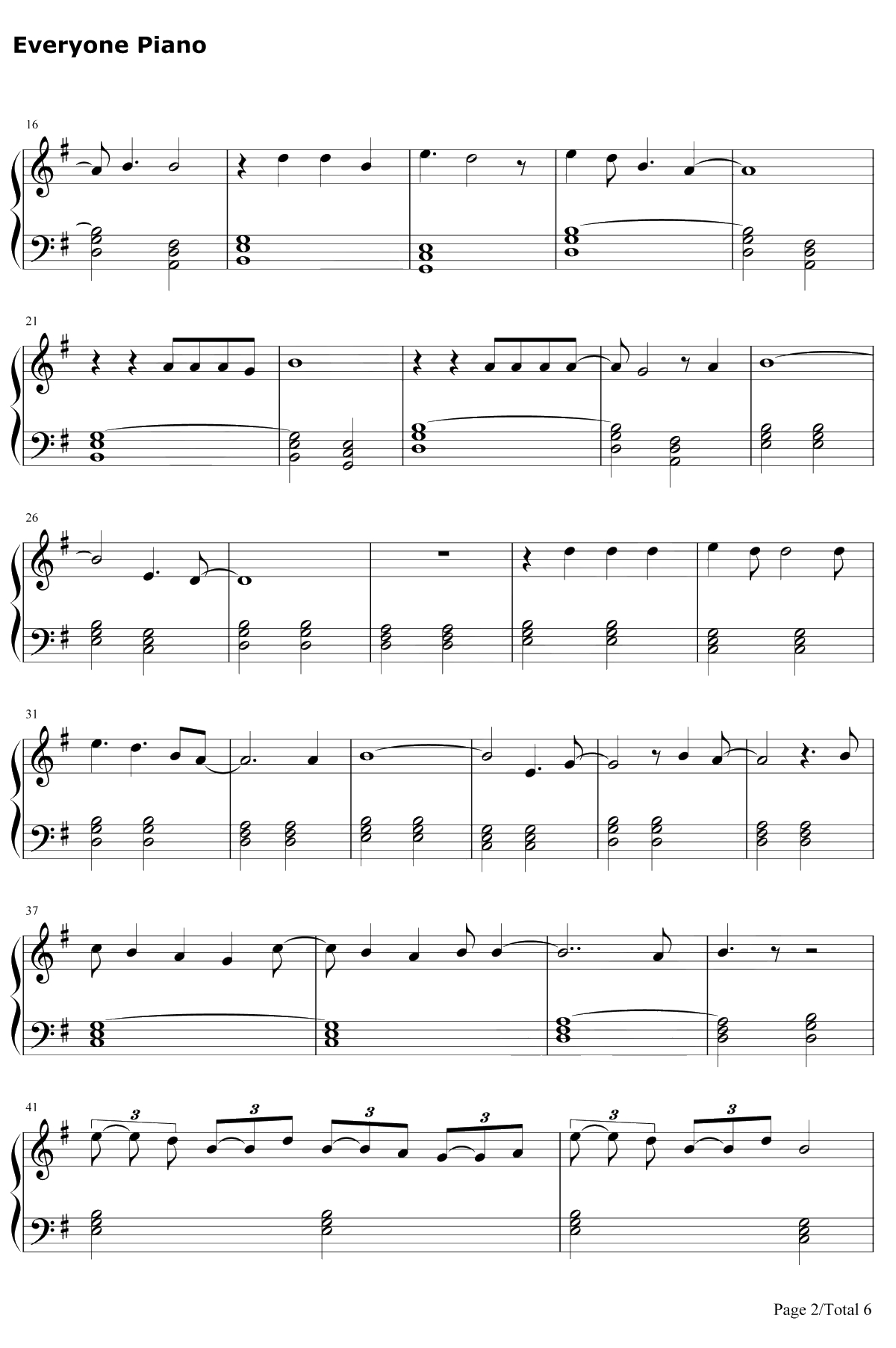 Please Don't Go钢琴谱-JoelAdams2