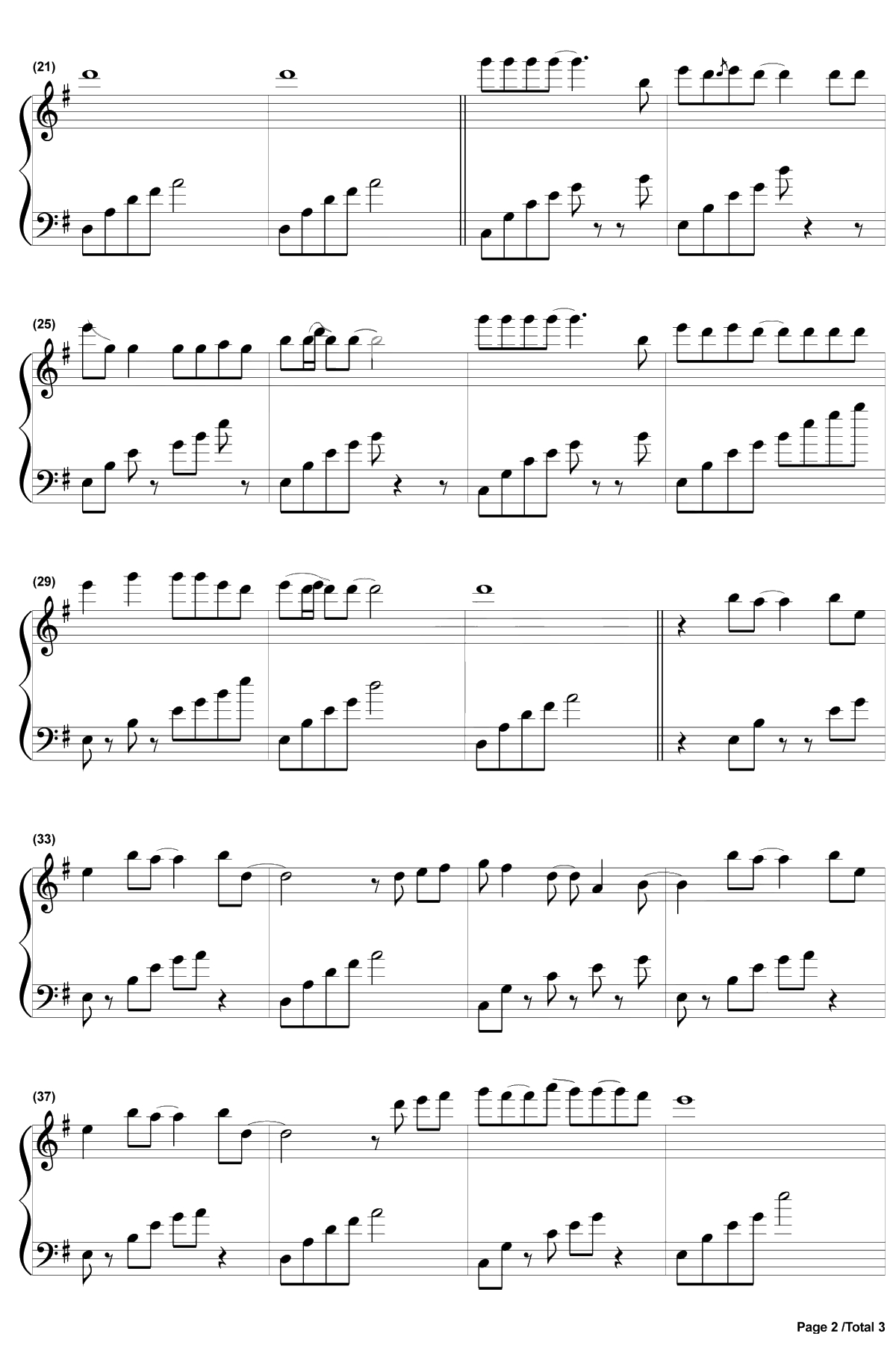 特别的爱给特别的你钢琴谱-伍思凯-沙滩仔与周师奶主题曲2