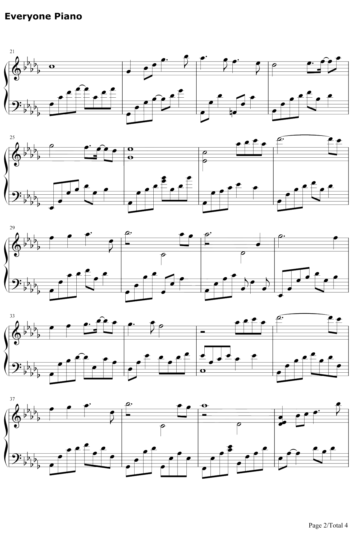 Pastel Reflections钢琴谱-KevinKern-浮光掠影2