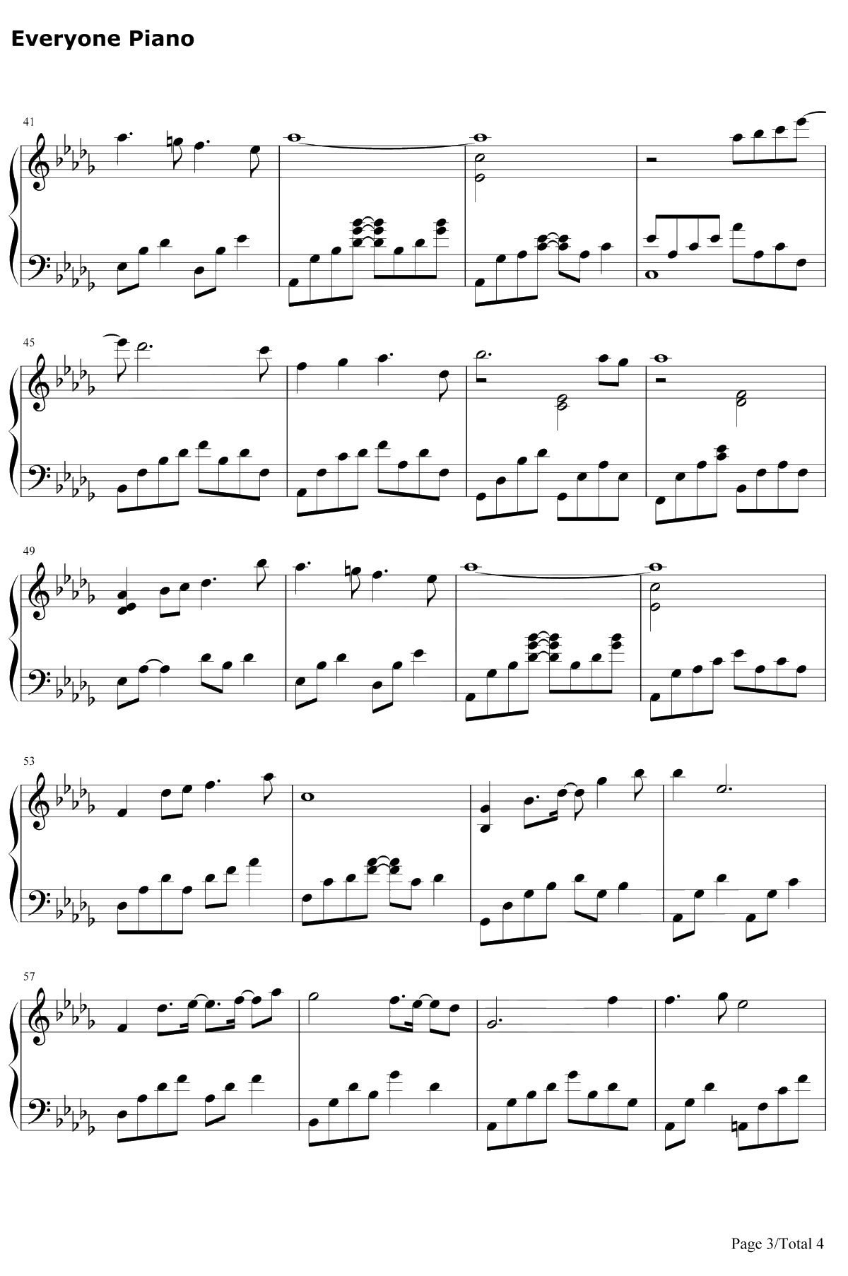 Pastel Reflections钢琴谱-KevinKern-浮光掠影3