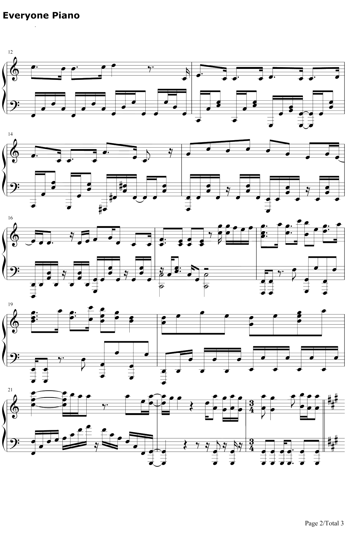 360°星のオーケストラ钢琴谱-petitmilady-昴宿七星OP2