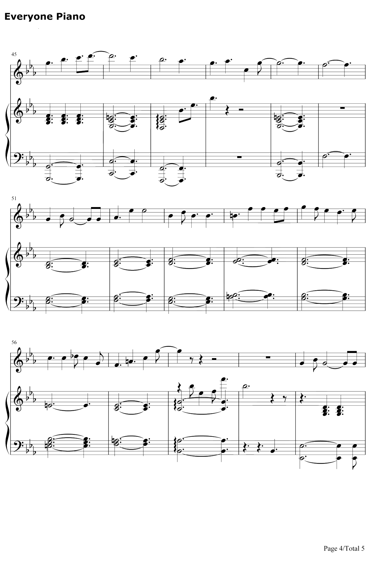 Love Like You钢琴谱-RebeccaSugar-史帝芬宇宙ED4