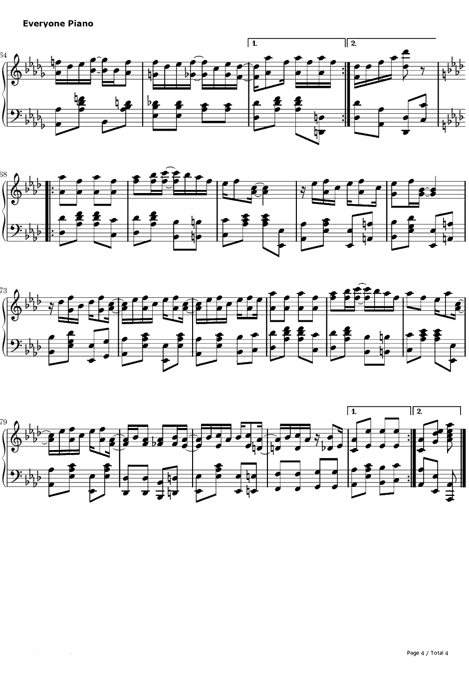 Maple  Leaf  Rag钢琴谱-ScottJoplin4