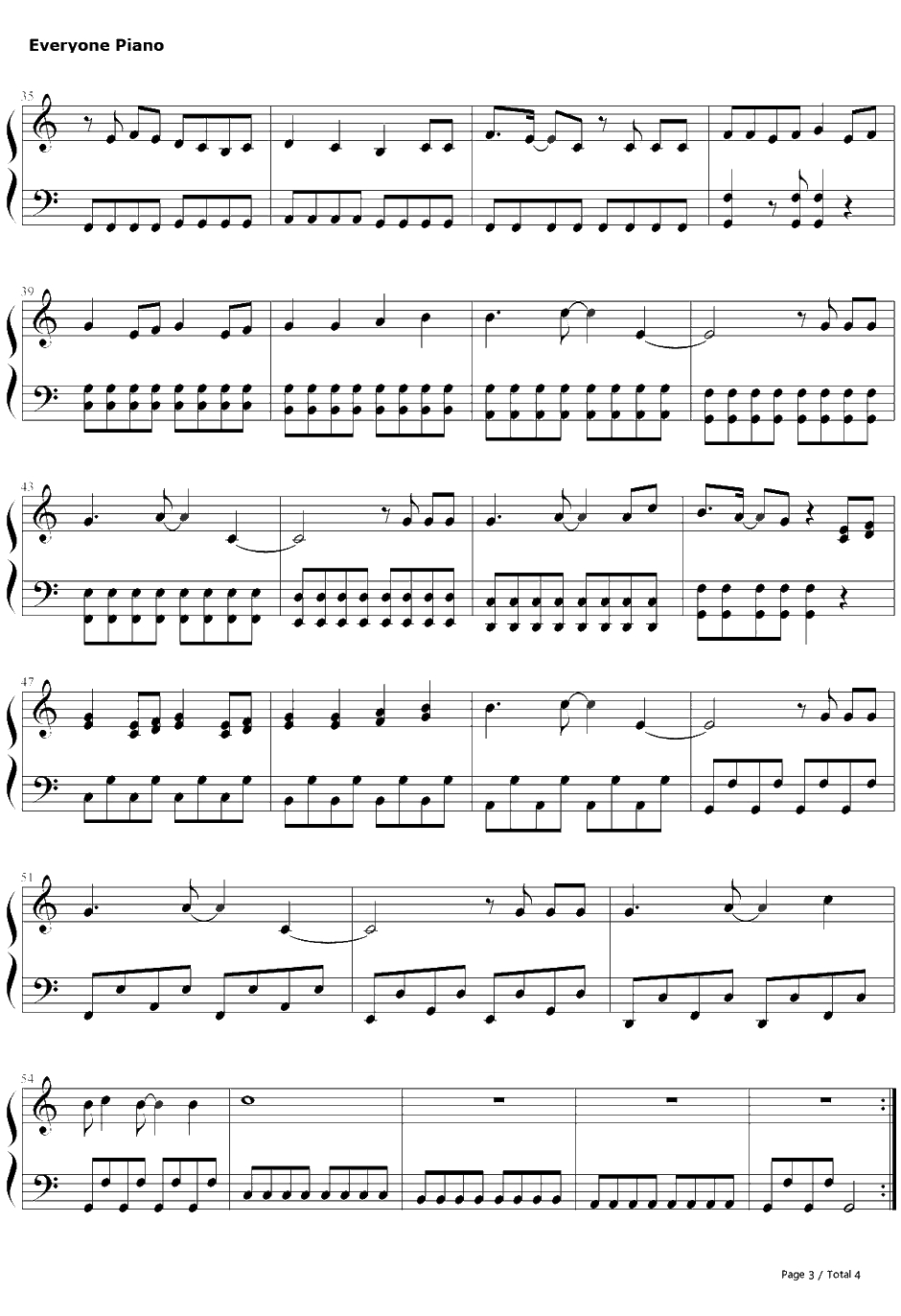 Iam钢琴谱-hitomi古谷仁美-犬夜叉OP23