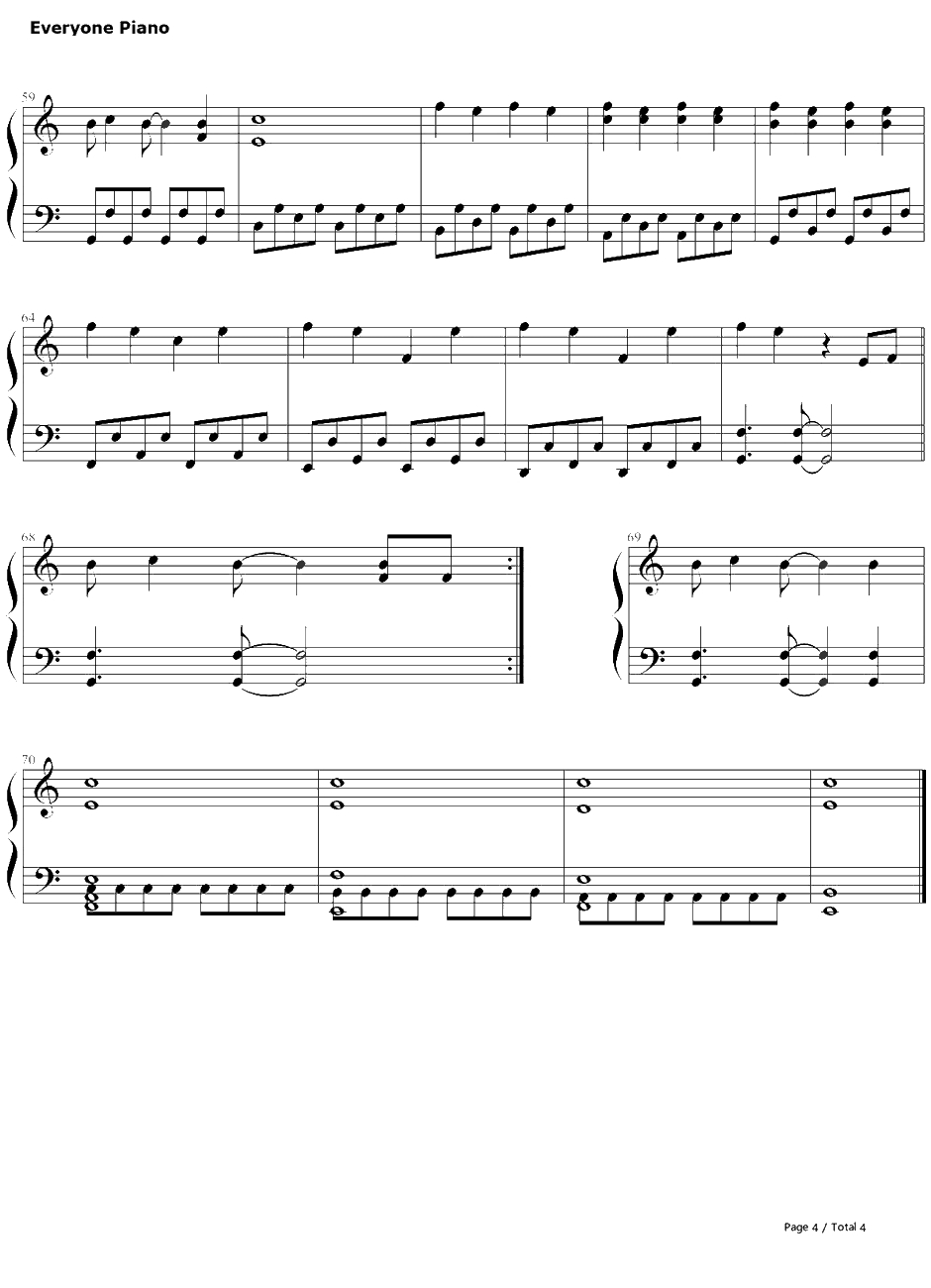 Iam钢琴谱-hitomi古谷仁美-犬夜叉OP24