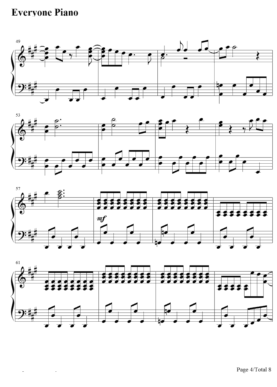 サヨナラの空钢琴谱-Qwaiクワイ-银魂ED164