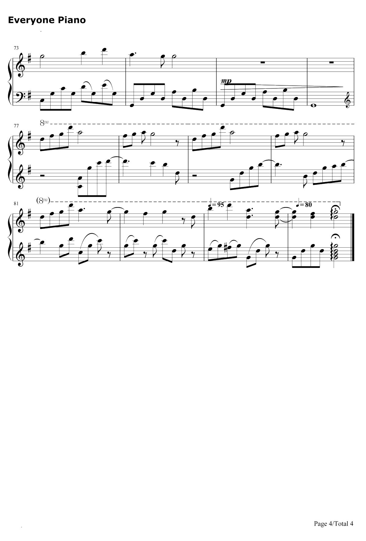 Saya's Song钢琴谱-Lia-LittleBusters!EXED4