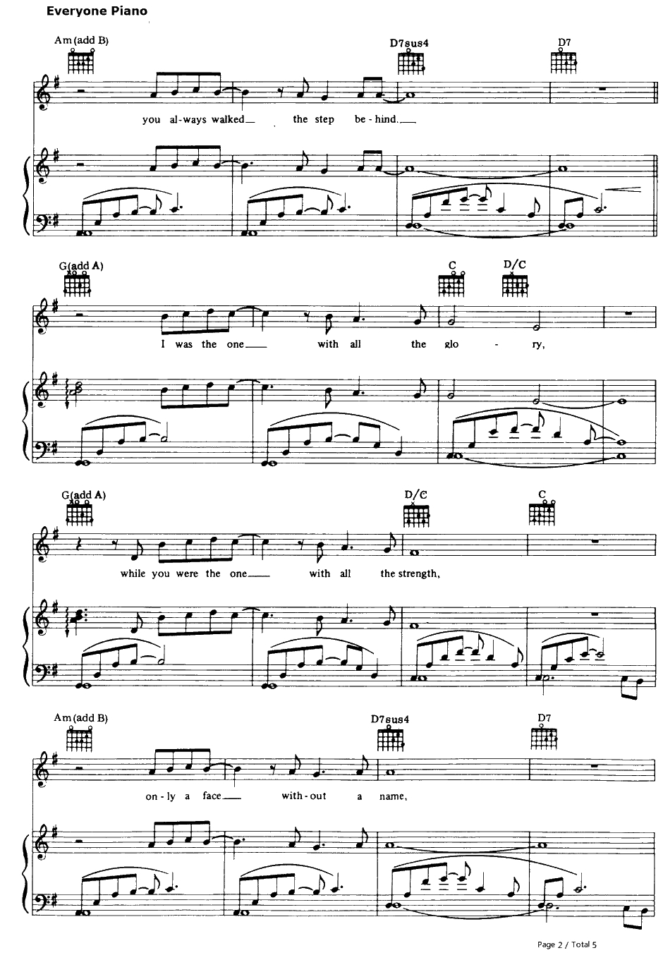 Wind Beneath My Wings钢琴谱-BetteMidler　贝特·米德勒-BeachesOST2