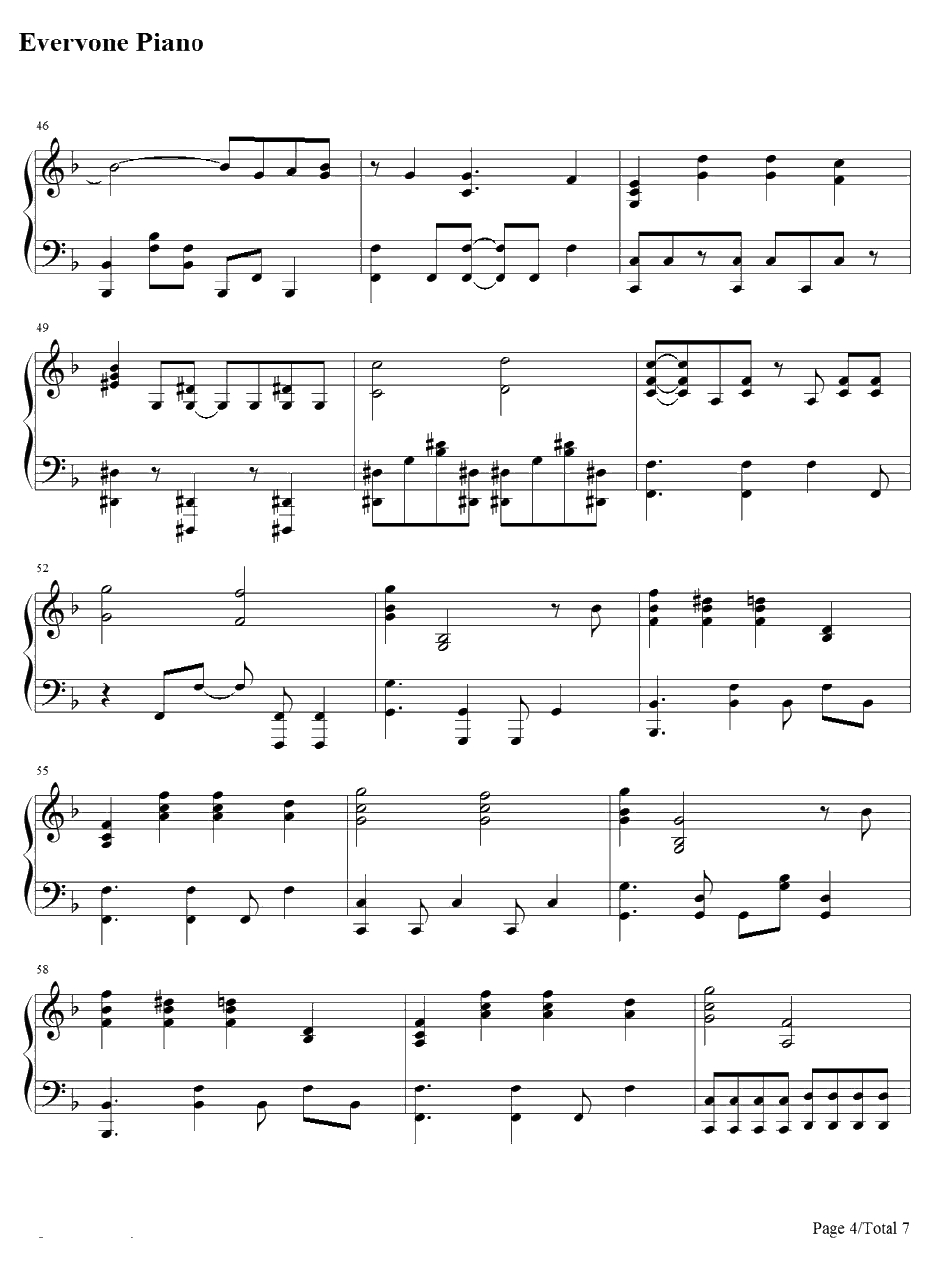 What I've Done钢琴谱-LinkinPark-变形金刚1主题曲4