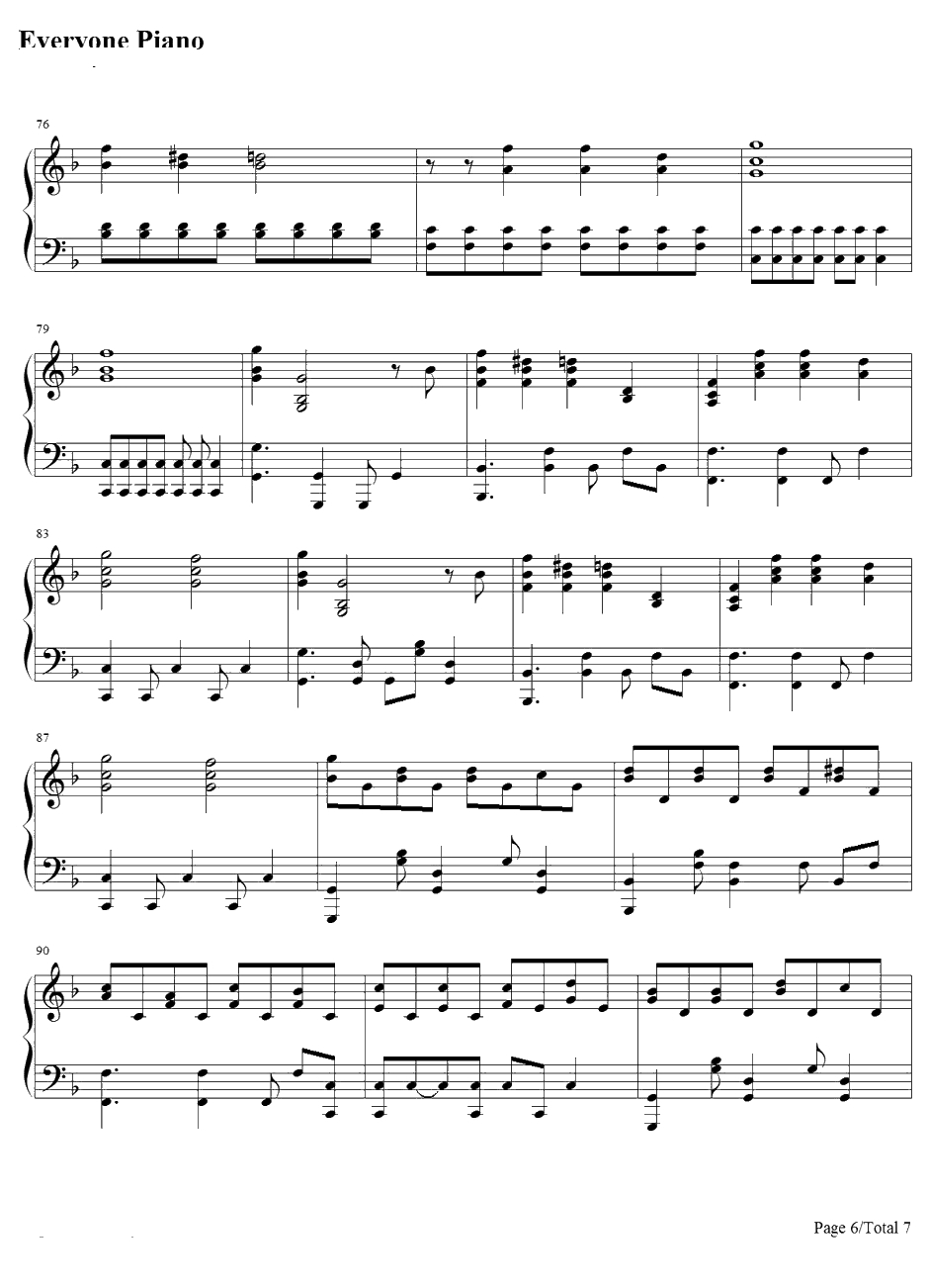 What I've Done钢琴谱-LinkinPark-变形金刚1主题曲6