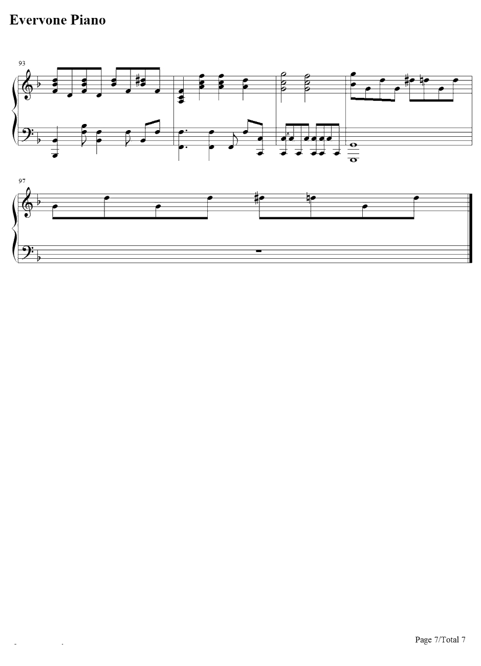 What I've Done钢琴谱-LinkinPark-变形金刚1主题曲7