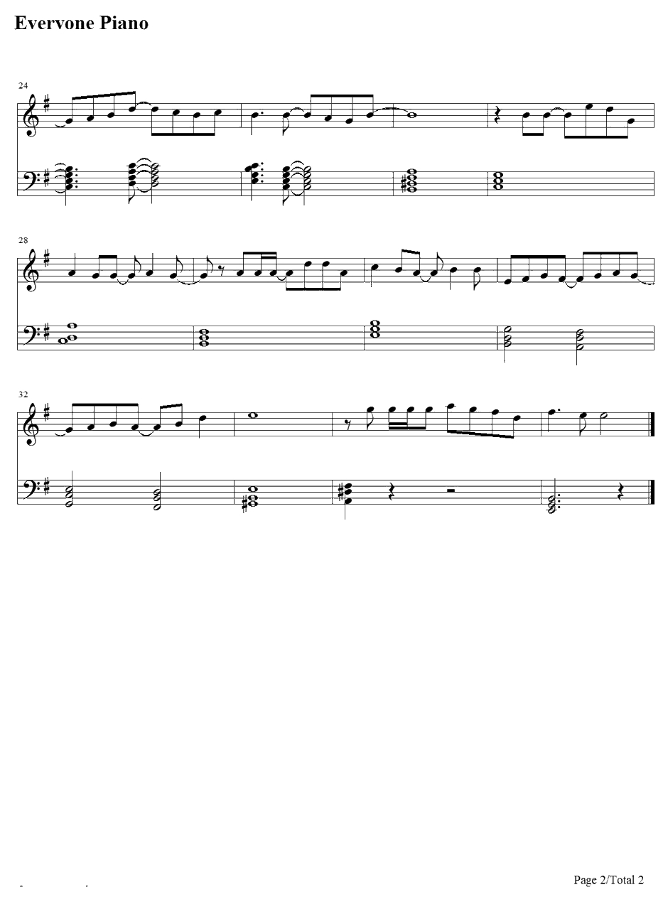 PHANTOM MINDS钢琴谱-水树奈奈-魔法少女奈叶TheMOVIE1st主题曲2