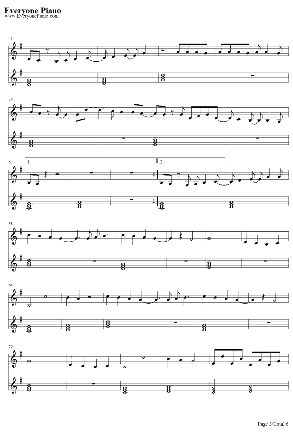 Shine Days钢琴谱-GirlsDeadMonster（LiSA）-AngelBeats!插曲3